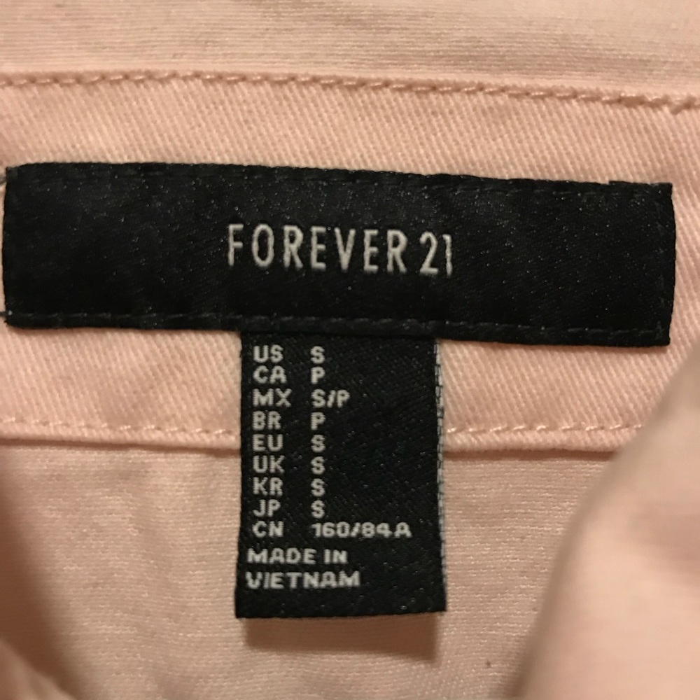 Women’s Light Pink Jean Jacket - Picture 2 of 4